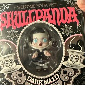 Dark Maid Skull Panda Figure China Limited edition by Popmart. Authentic